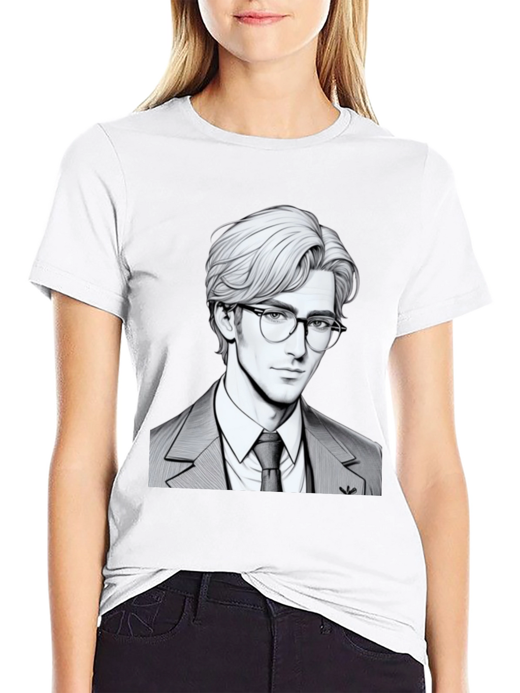 Suave Character Graphic Tee - Mens Black T-Shirt
