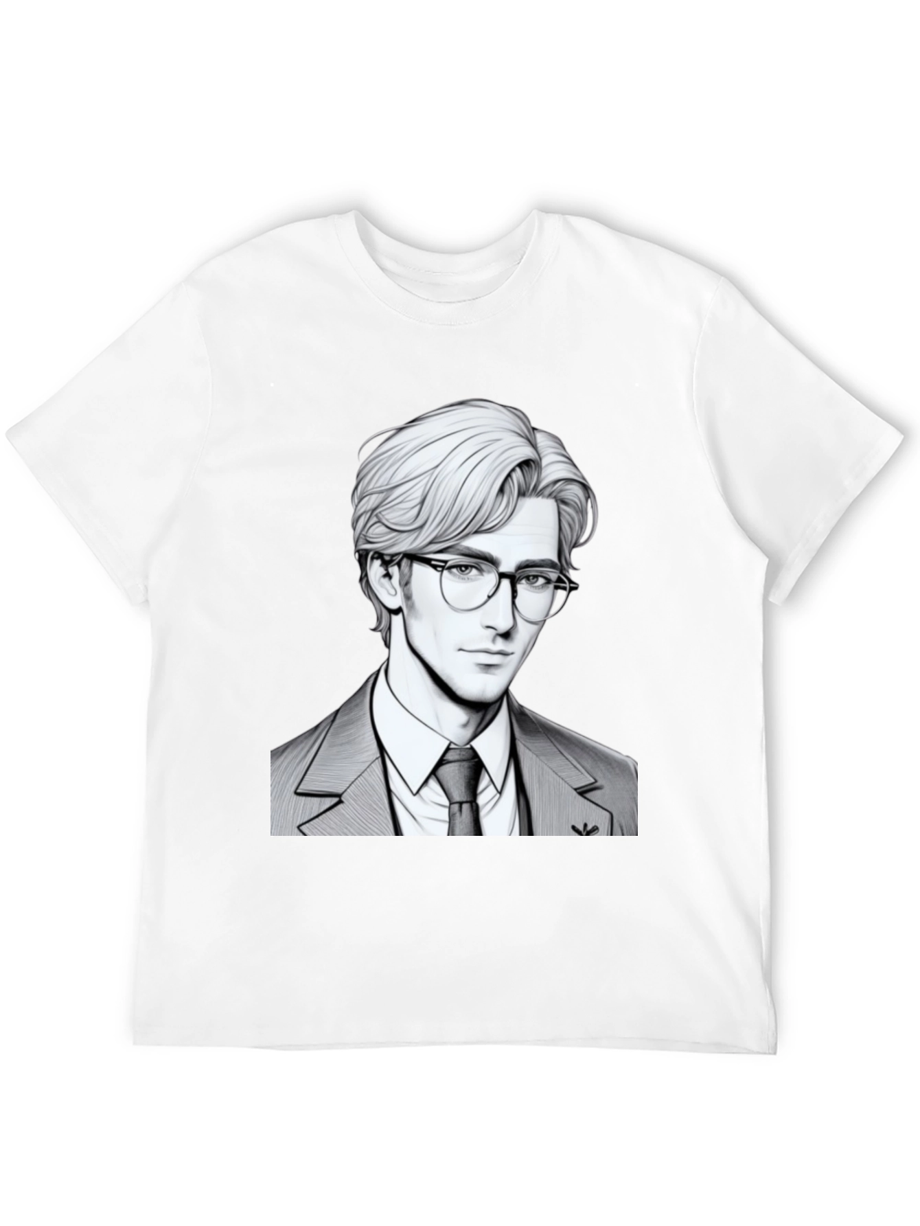 Suave Character Graphic Tee - Mens Black T-Shirt