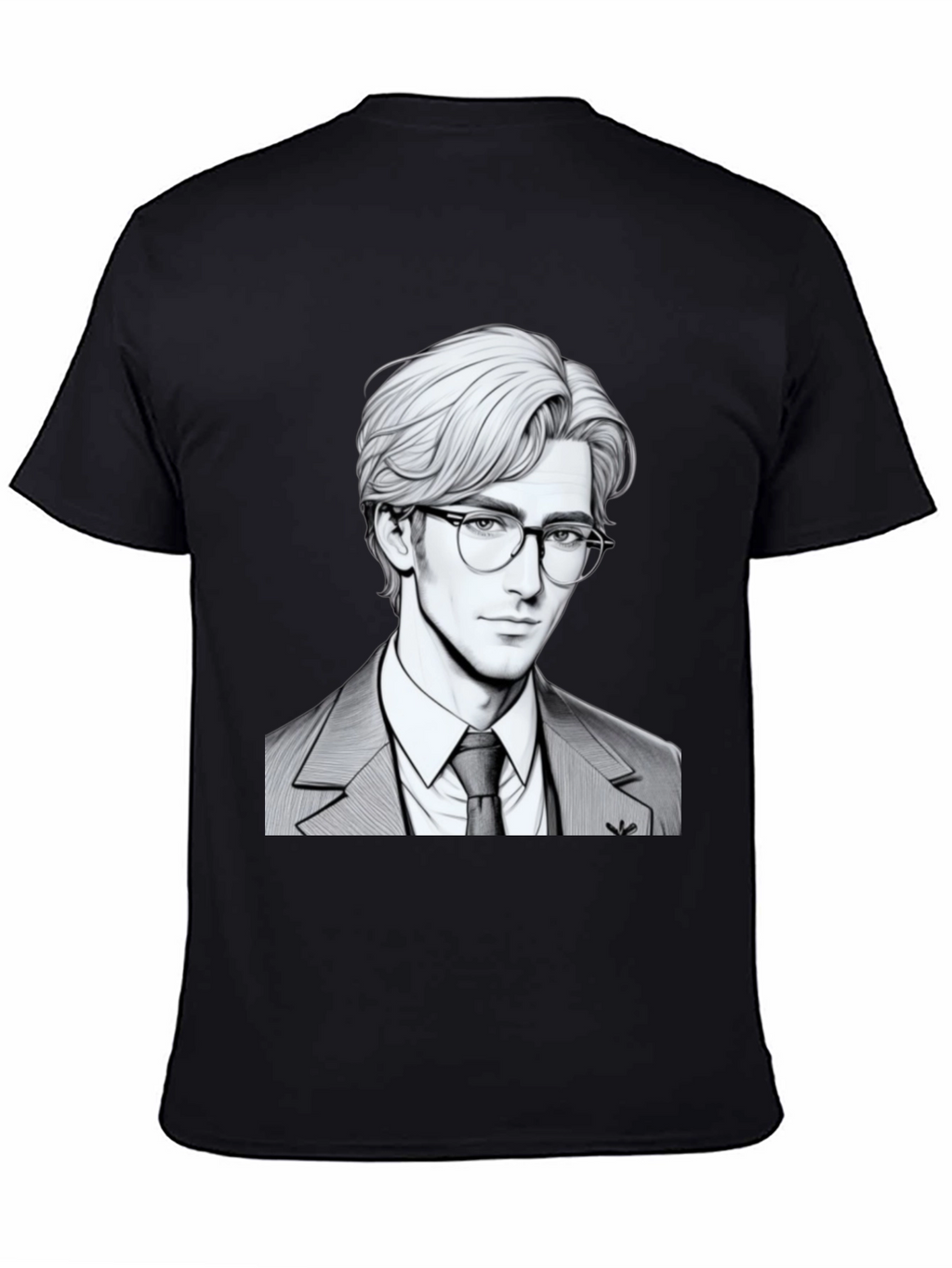 Suave Character Graphic Tee - Mens Black T-Shirt