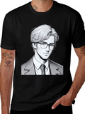 Suave Character Graphic Tee - Mens Black T-Shirt