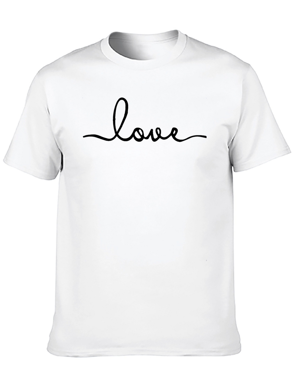 Love Script Tee - Stylish Casual Comfort