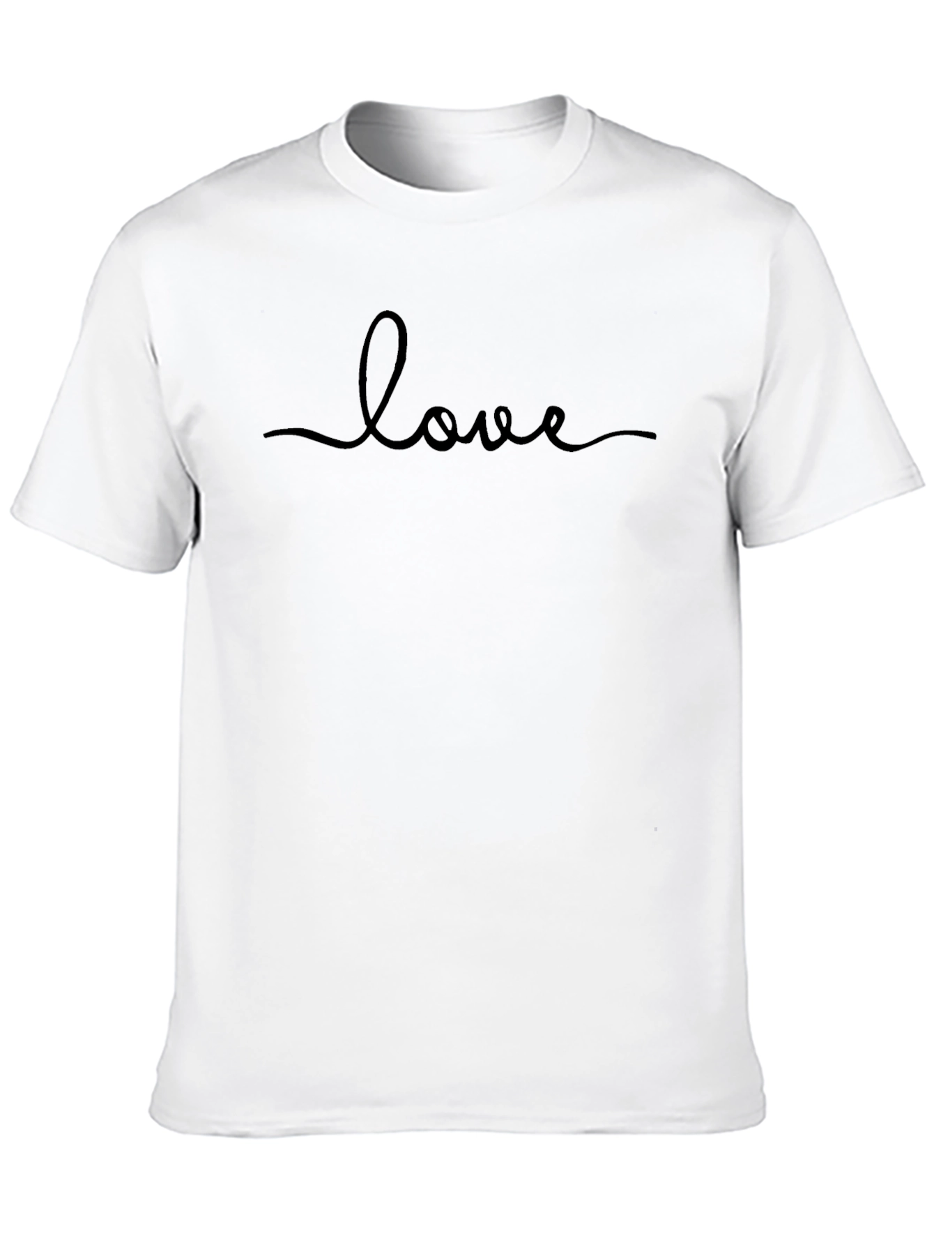 Love Script Tee - Stylish Casual Comfort