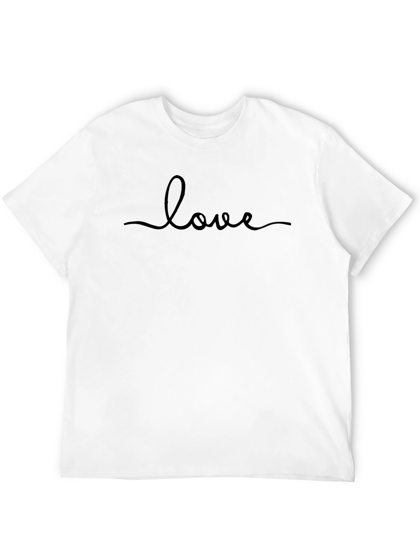 Love Script Tee - Stylish Casual Comfort