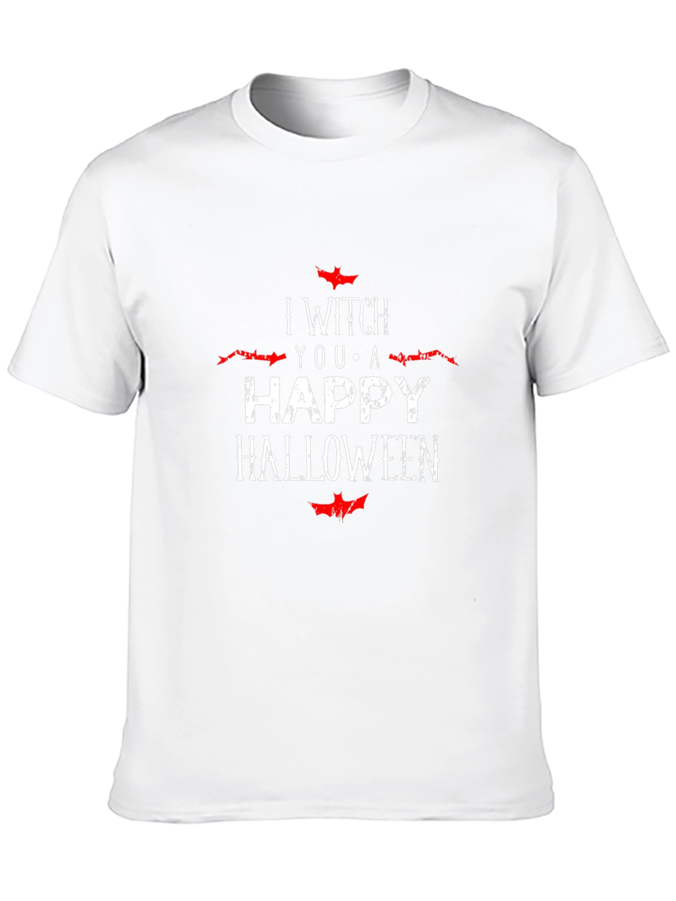 I Witch You A Happy Halloween Black Tee