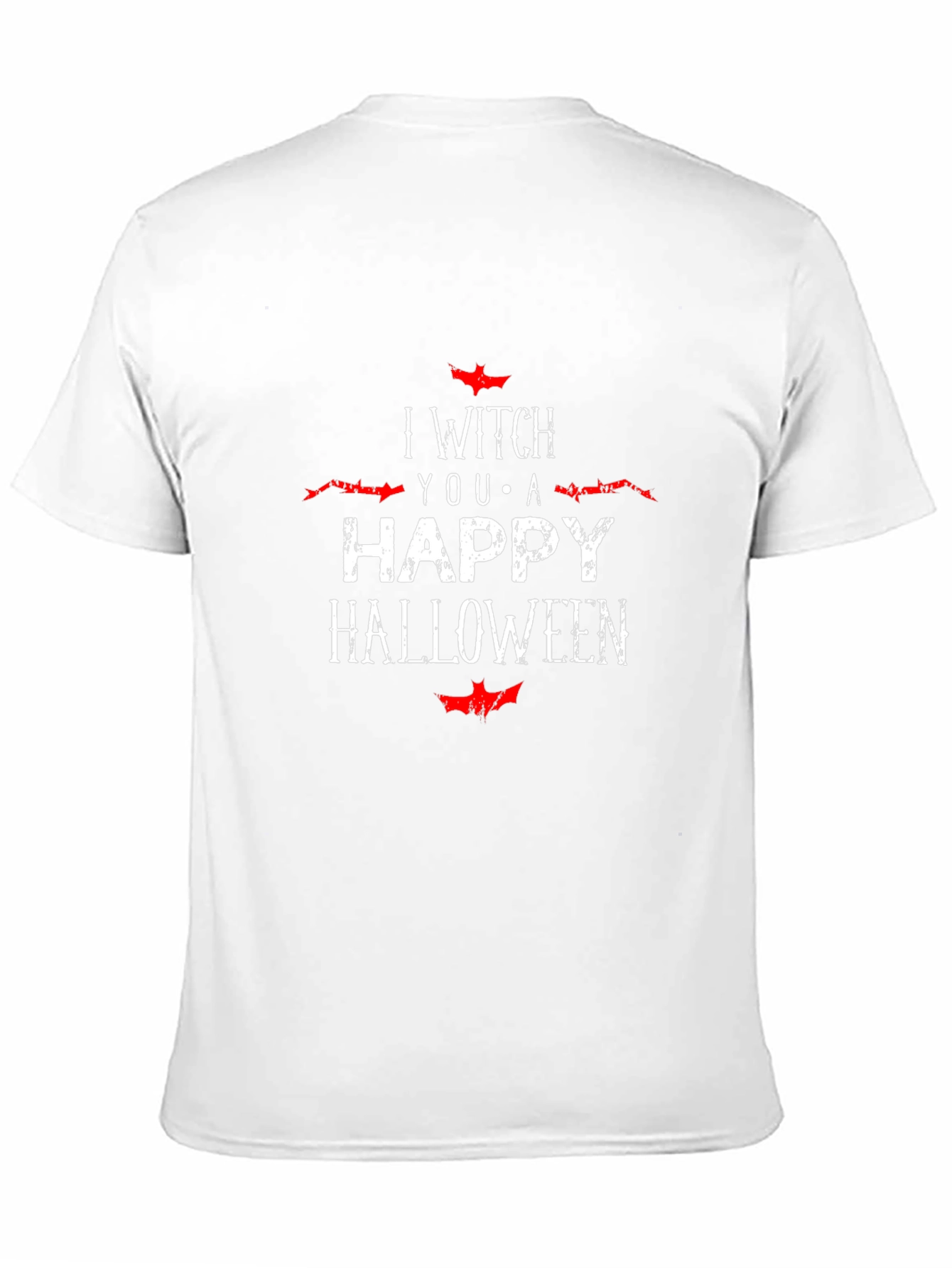 I Witch You A Happy Halloween Black Tee
