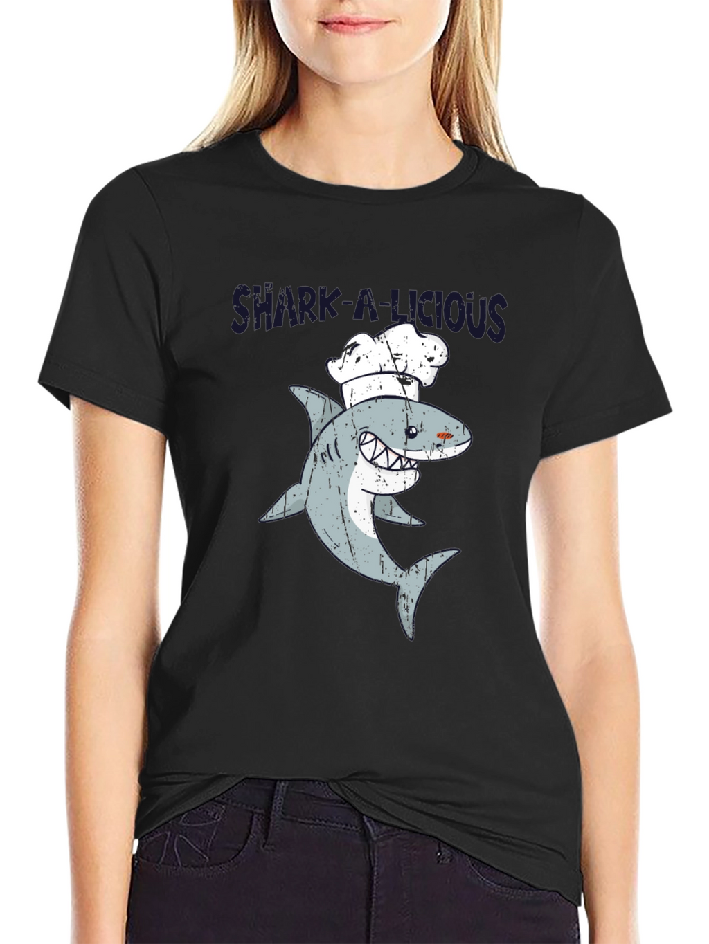 Shark-A-Licious Chef Graphic T-Shirt
