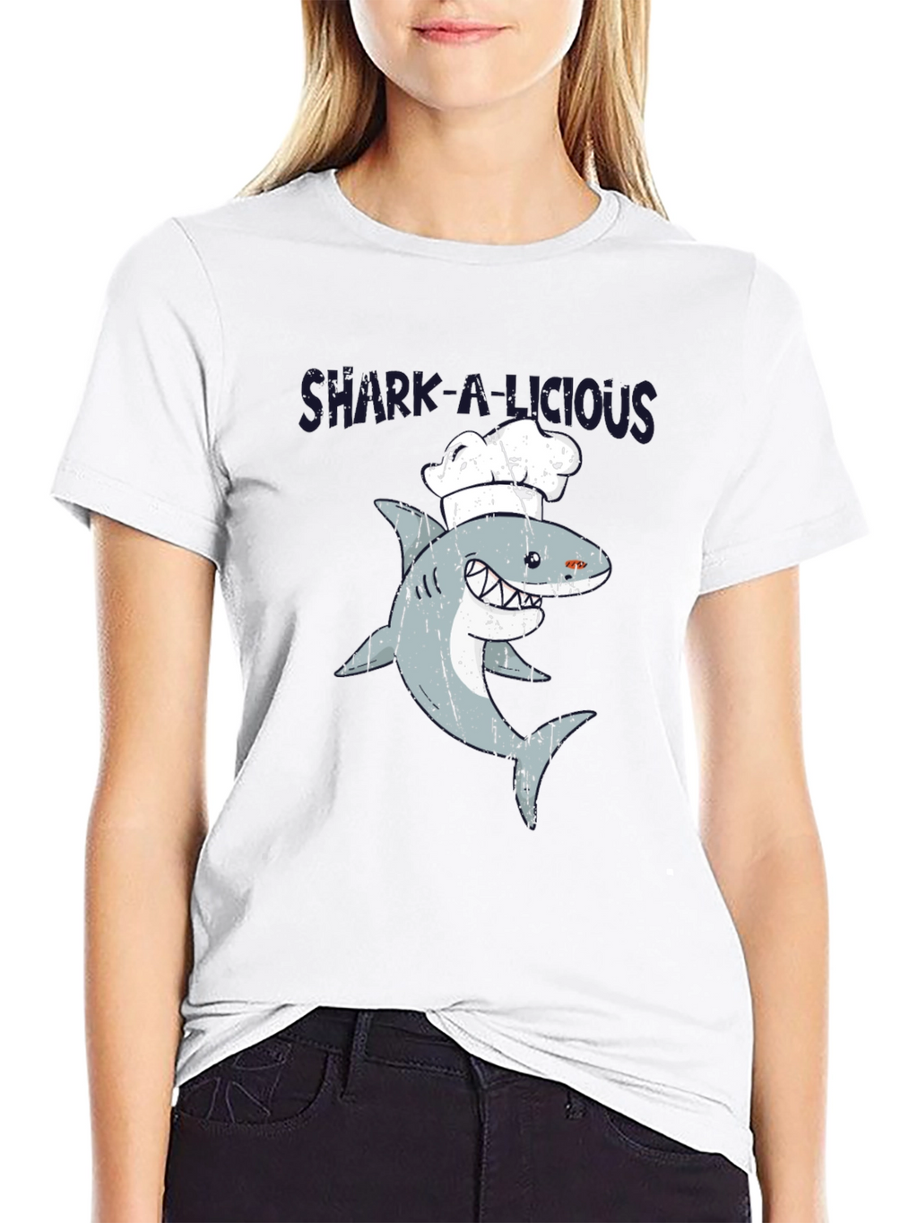 Shark-A-Licious Chef Graphic T-Shirt