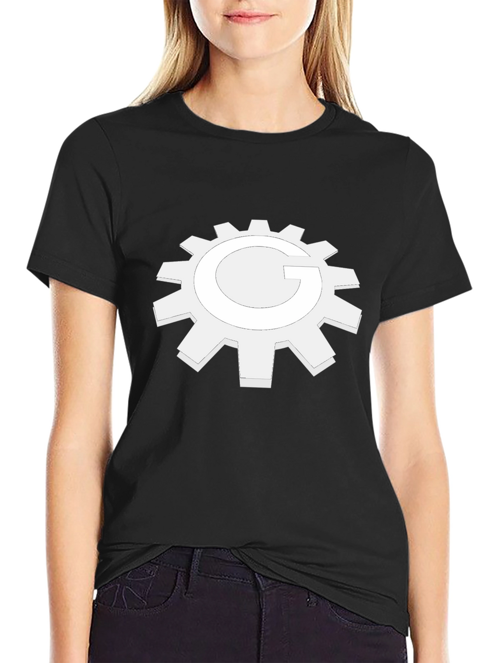 Gear G Graphic Tee - Black Cotton Blend