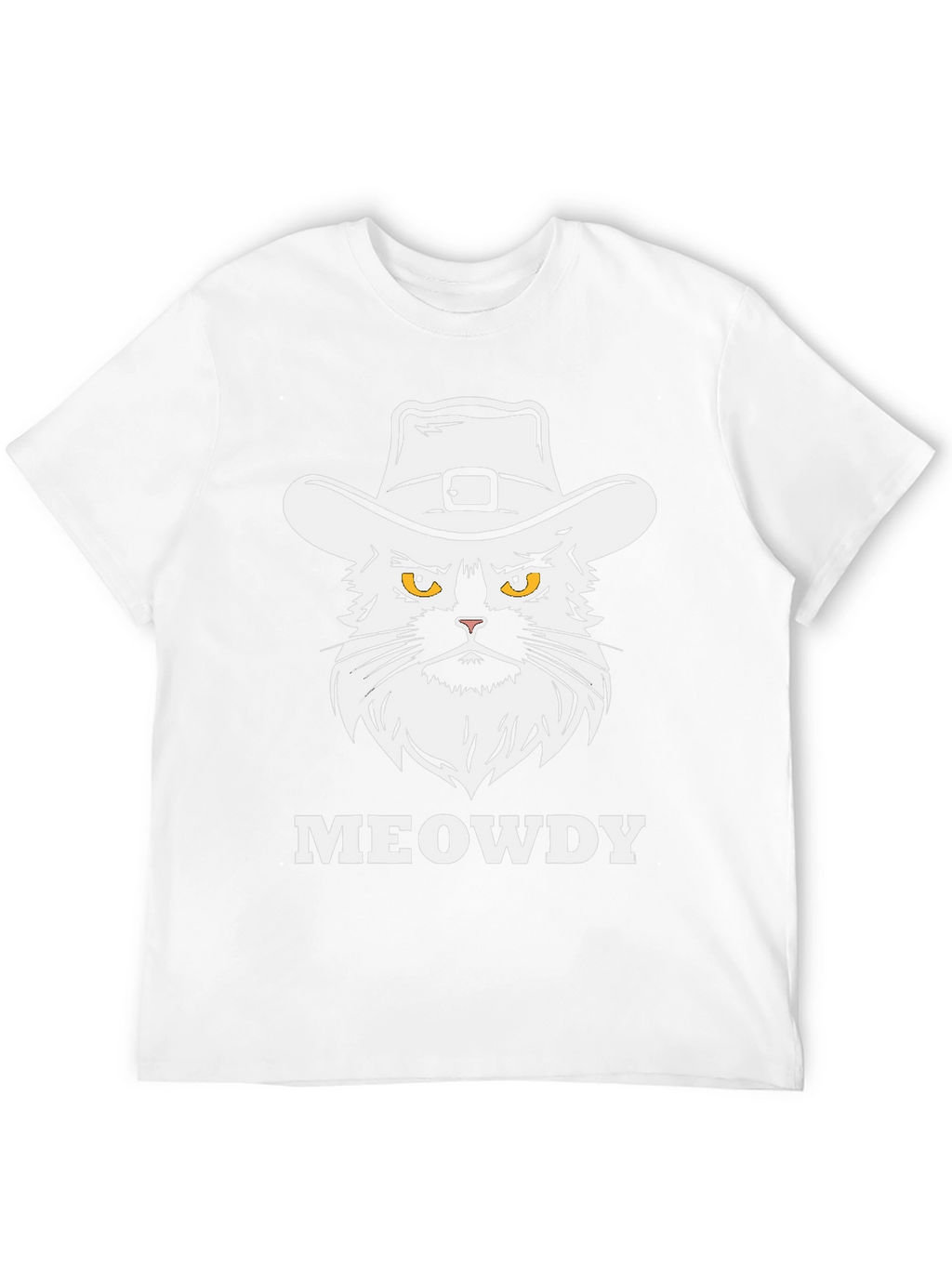 Meowdy Cat Cowboy T-Shirt - Graphic Tee