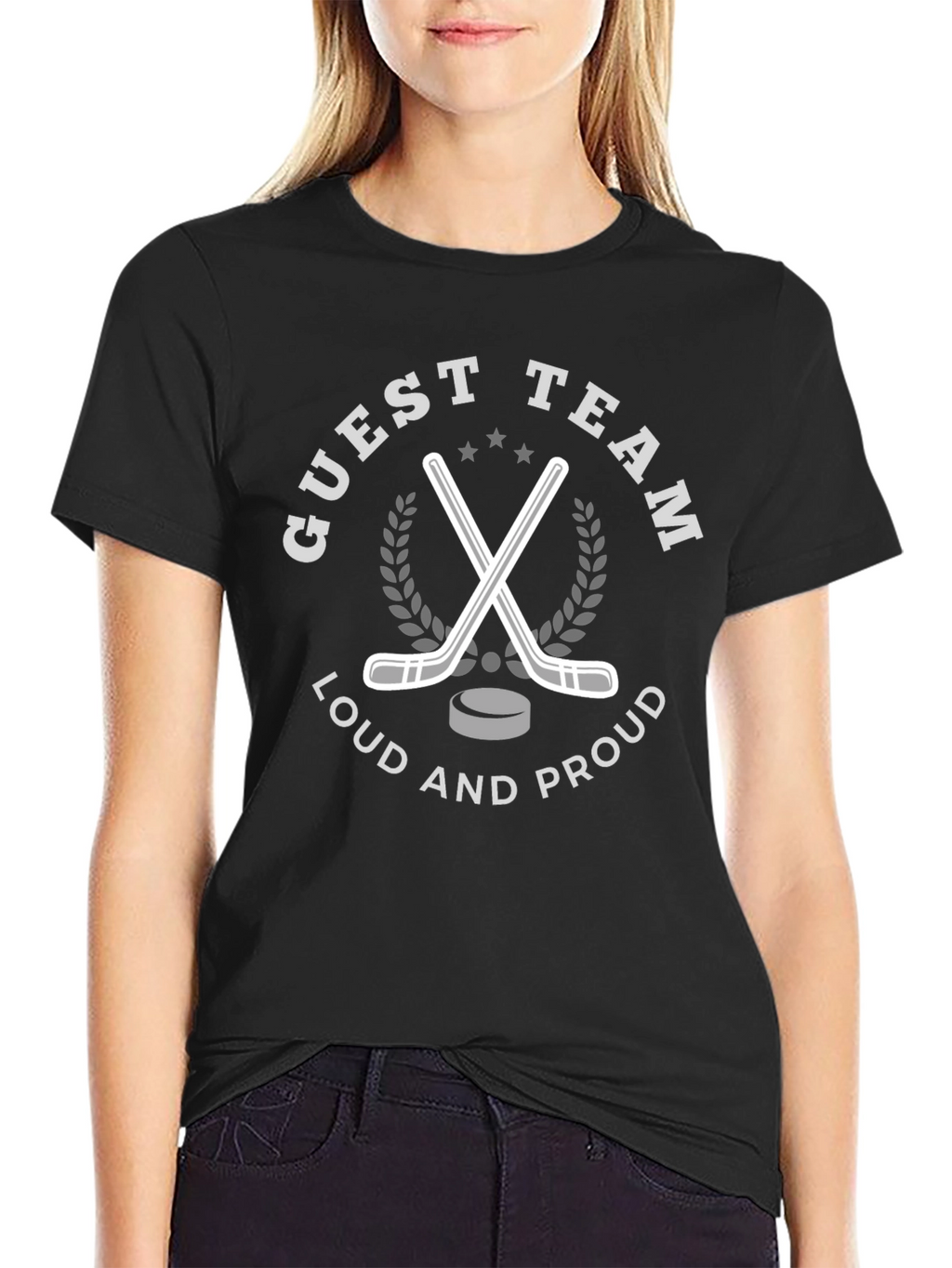 Guest Team Hockey Graphic T-Shirt