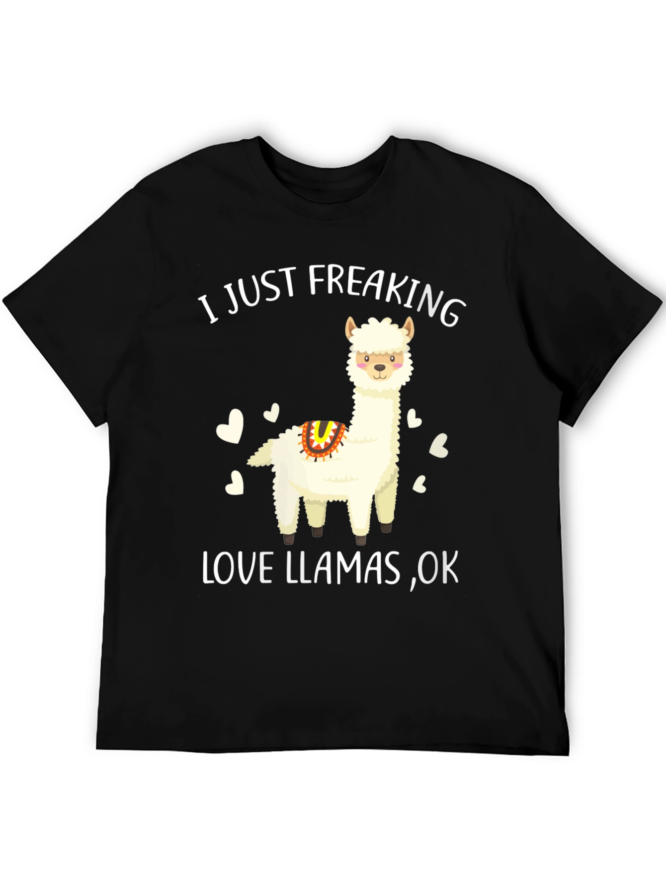 Funny Llama Graphic T-Shirt - Love Llamas