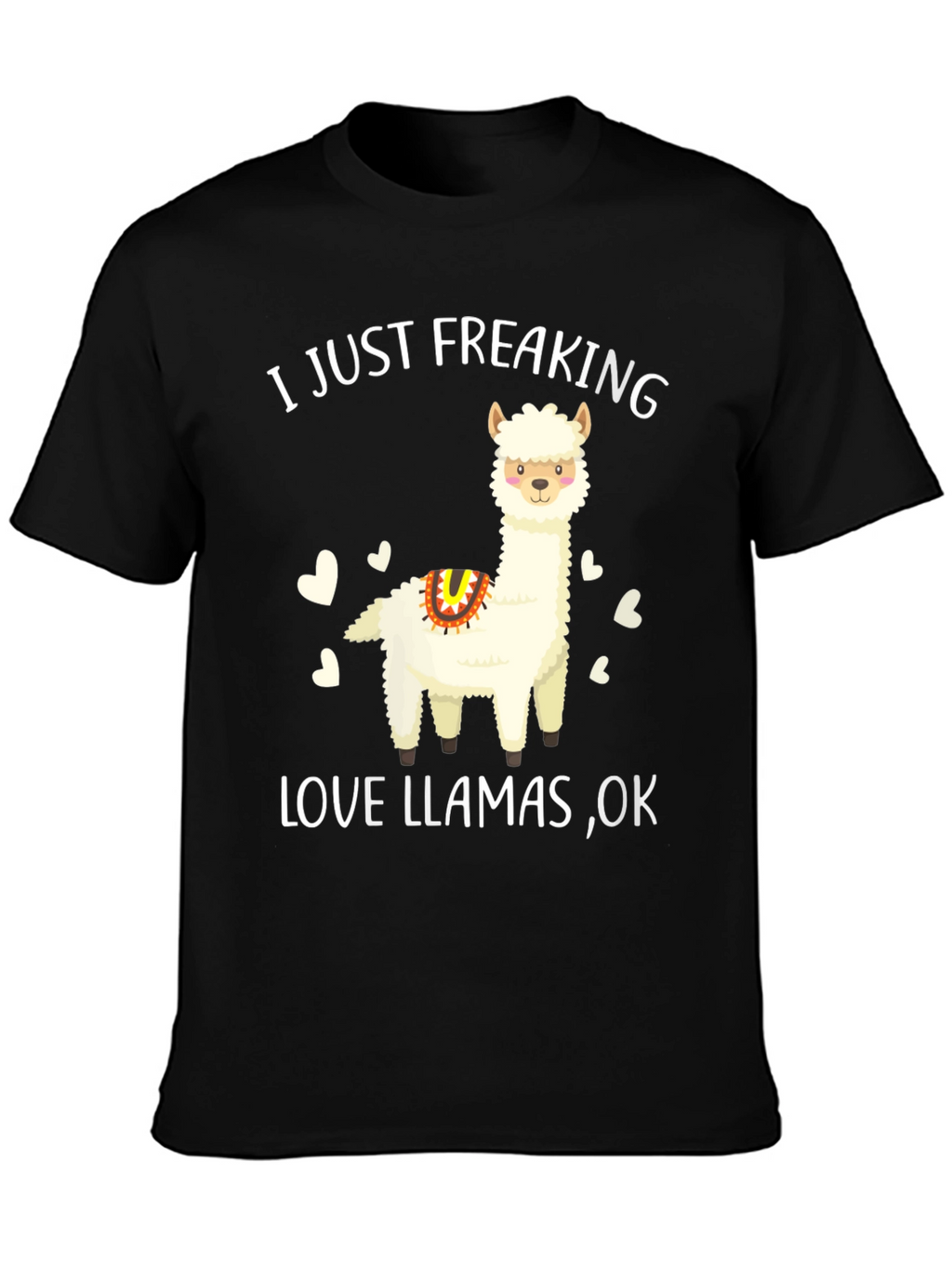 Funny Llama Graphic T-Shirt - Love Llamas