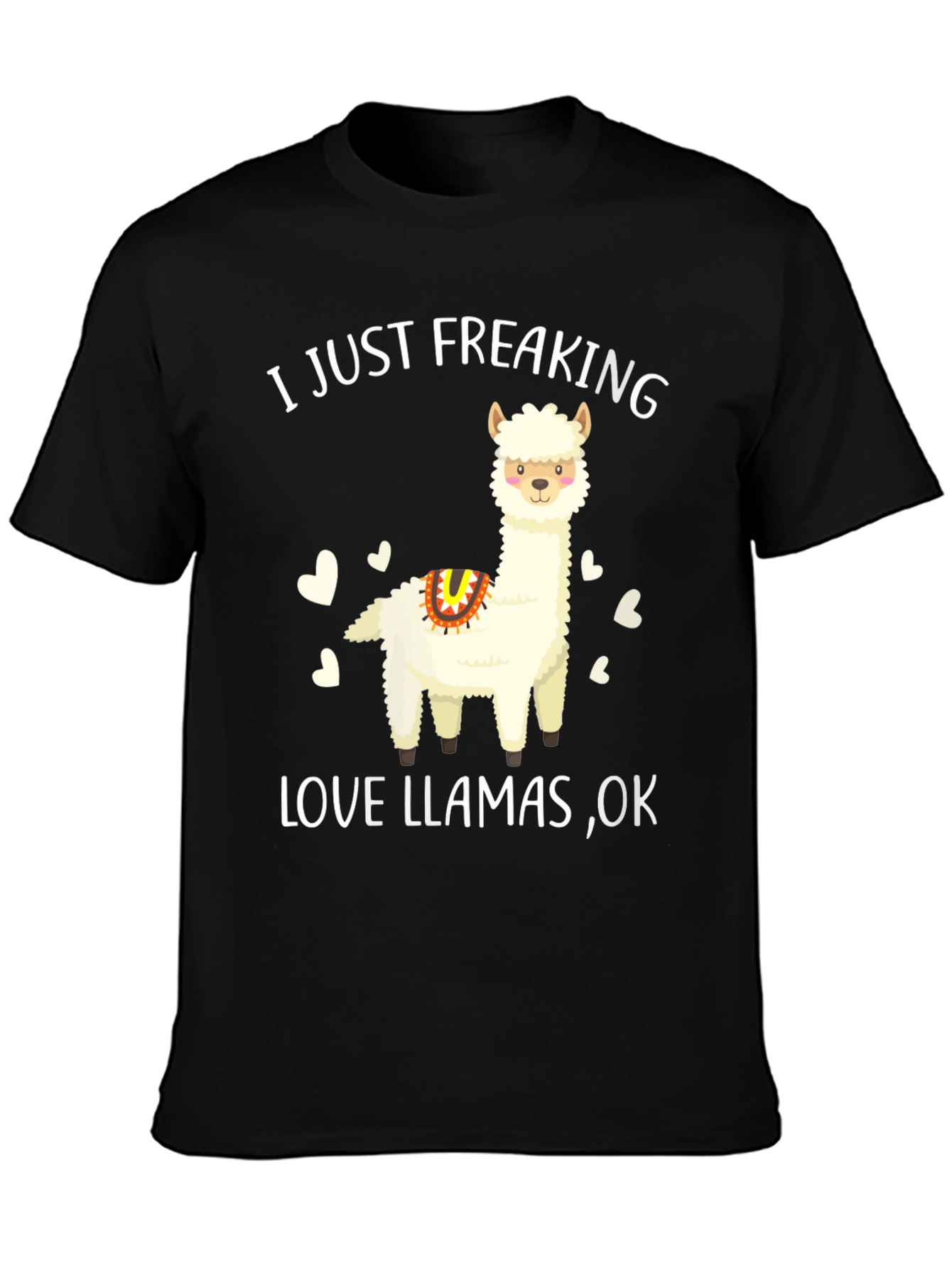 Funny Llama Graphic T-Shirt - Love Llamas