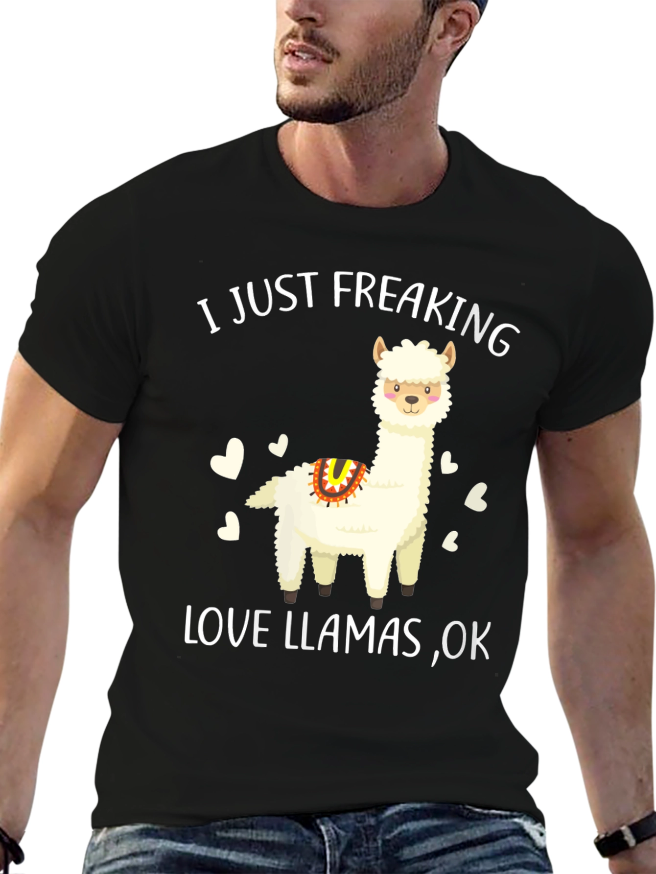 Funny Llama Graphic T-Shirt - Love Llamas