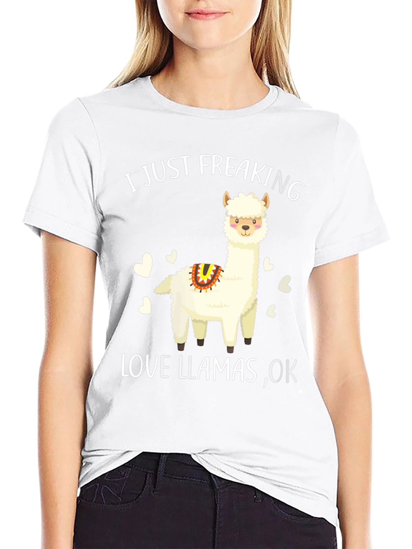 Funny Llama Graphic T-Shirt - Love Llamas