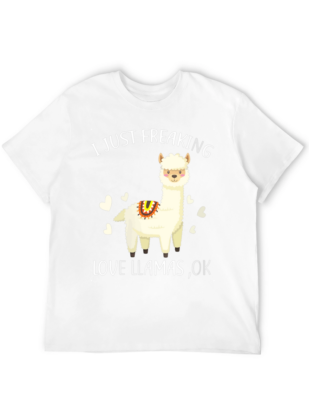 Funny Llama Graphic T-Shirt - Love Llamas