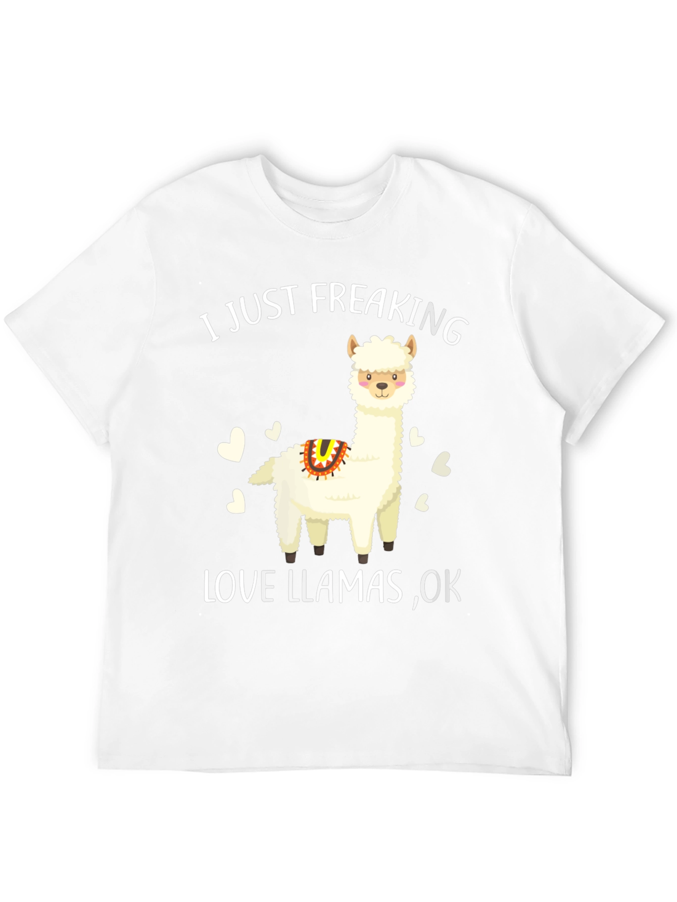 Funny Llama Graphic T-Shirt - Love Llamas