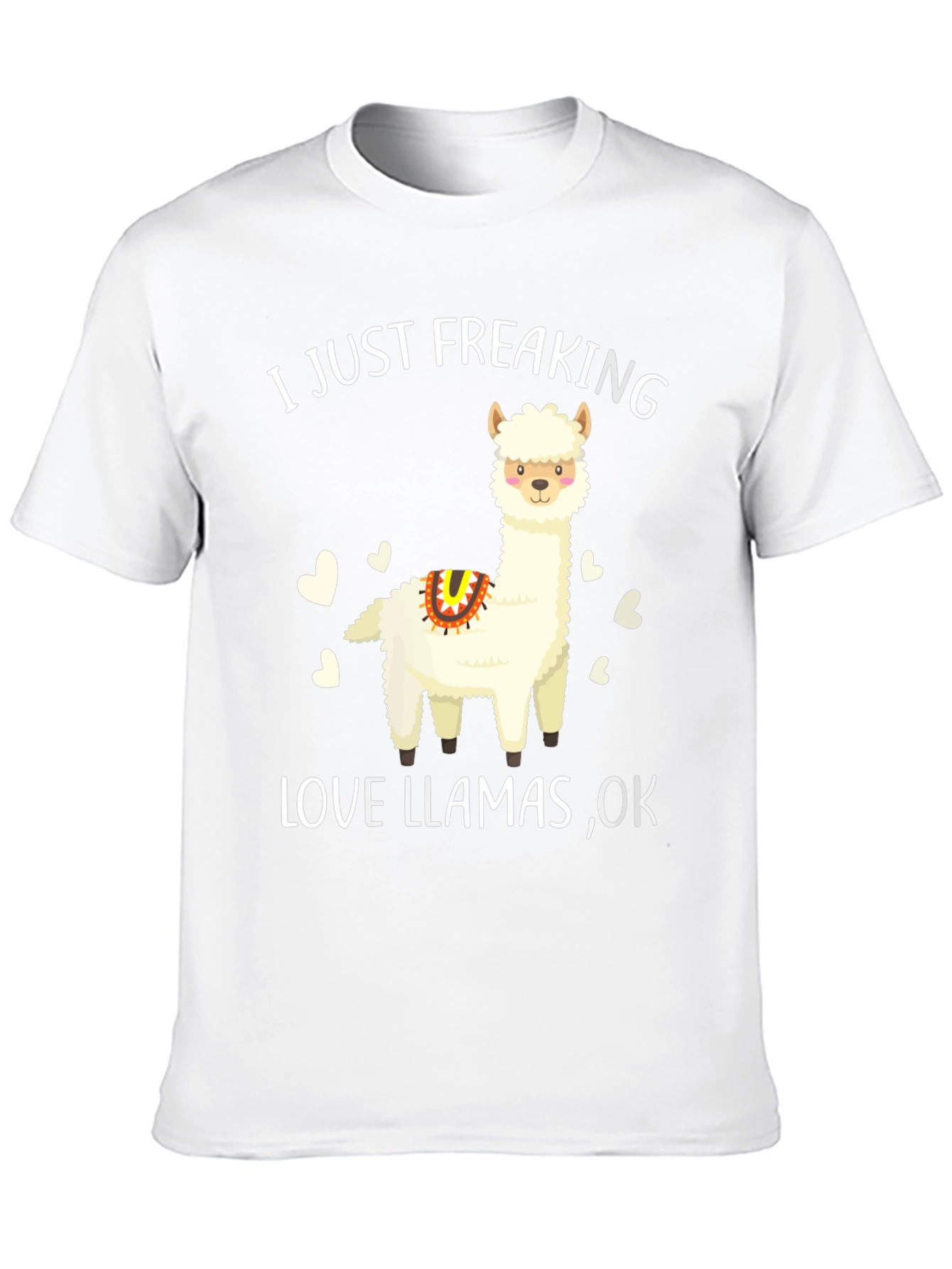 Funny Llama Graphic T-Shirt - Love Llamas