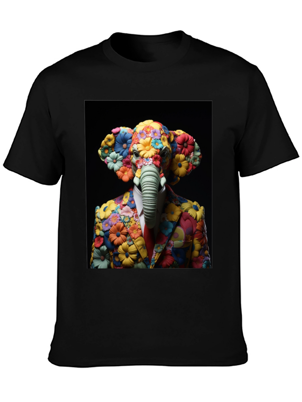 Floral Elephant Suit T-Shirt