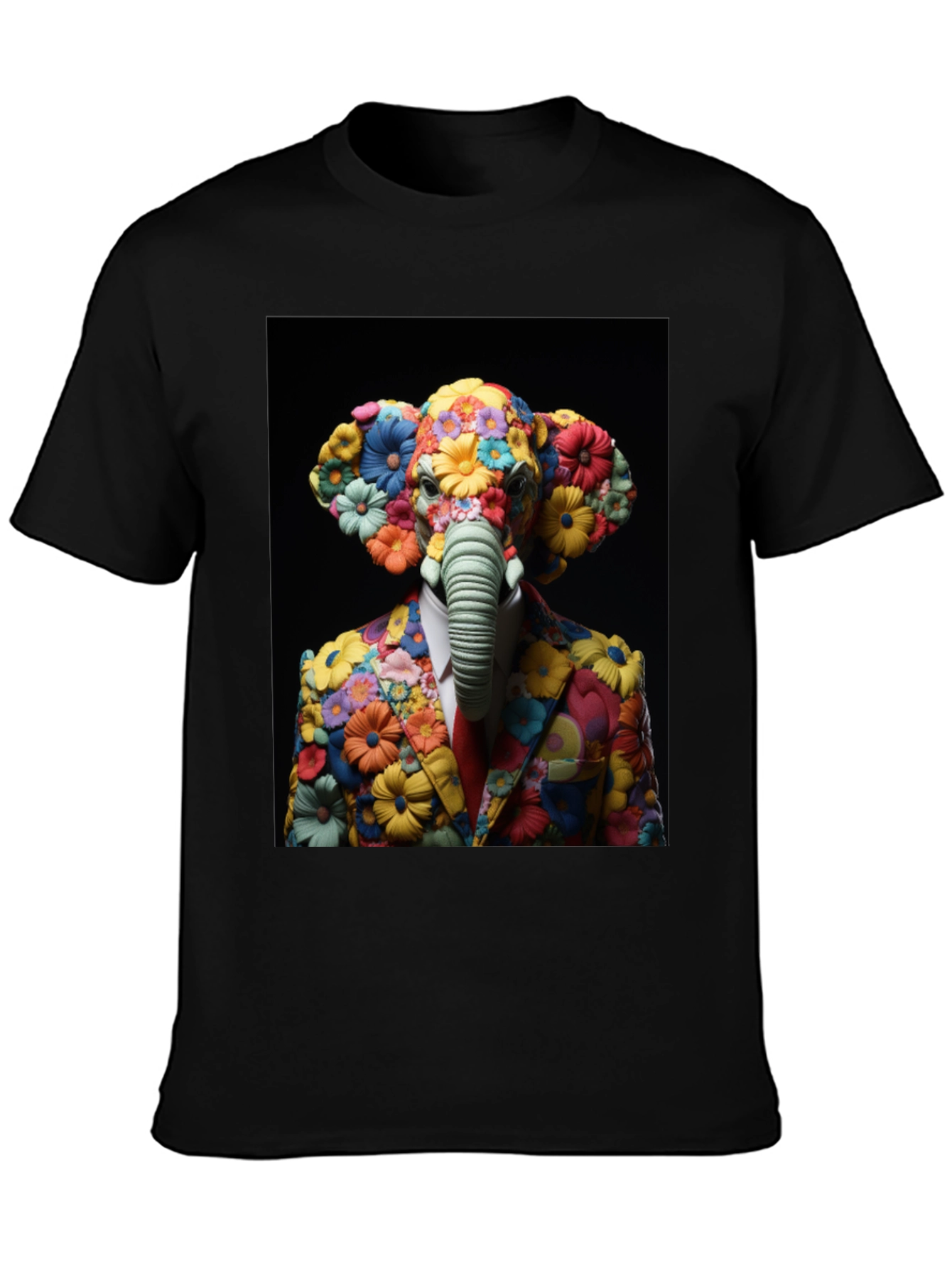 Floral Elephant Suit T-Shirt