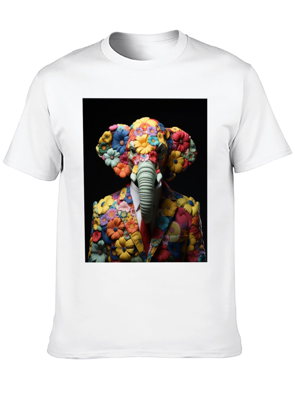 Floral Elephant Suit T-Shirt
