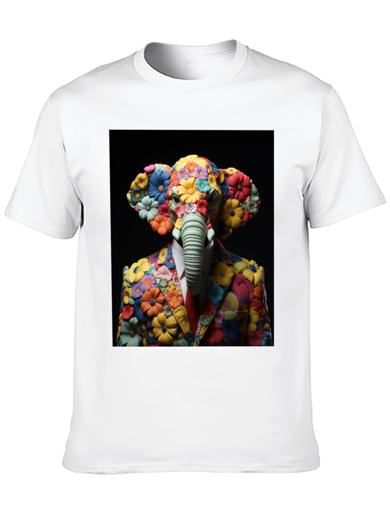 Floral Elephant Suit T-Shirt