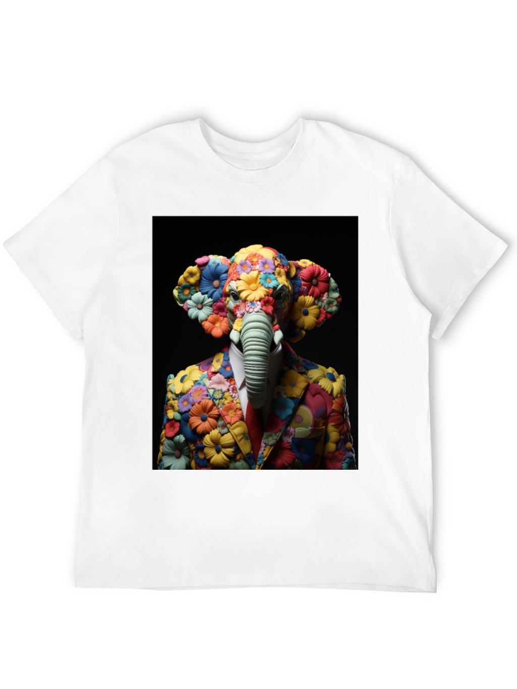 Floral Elephant Suit T-Shirt