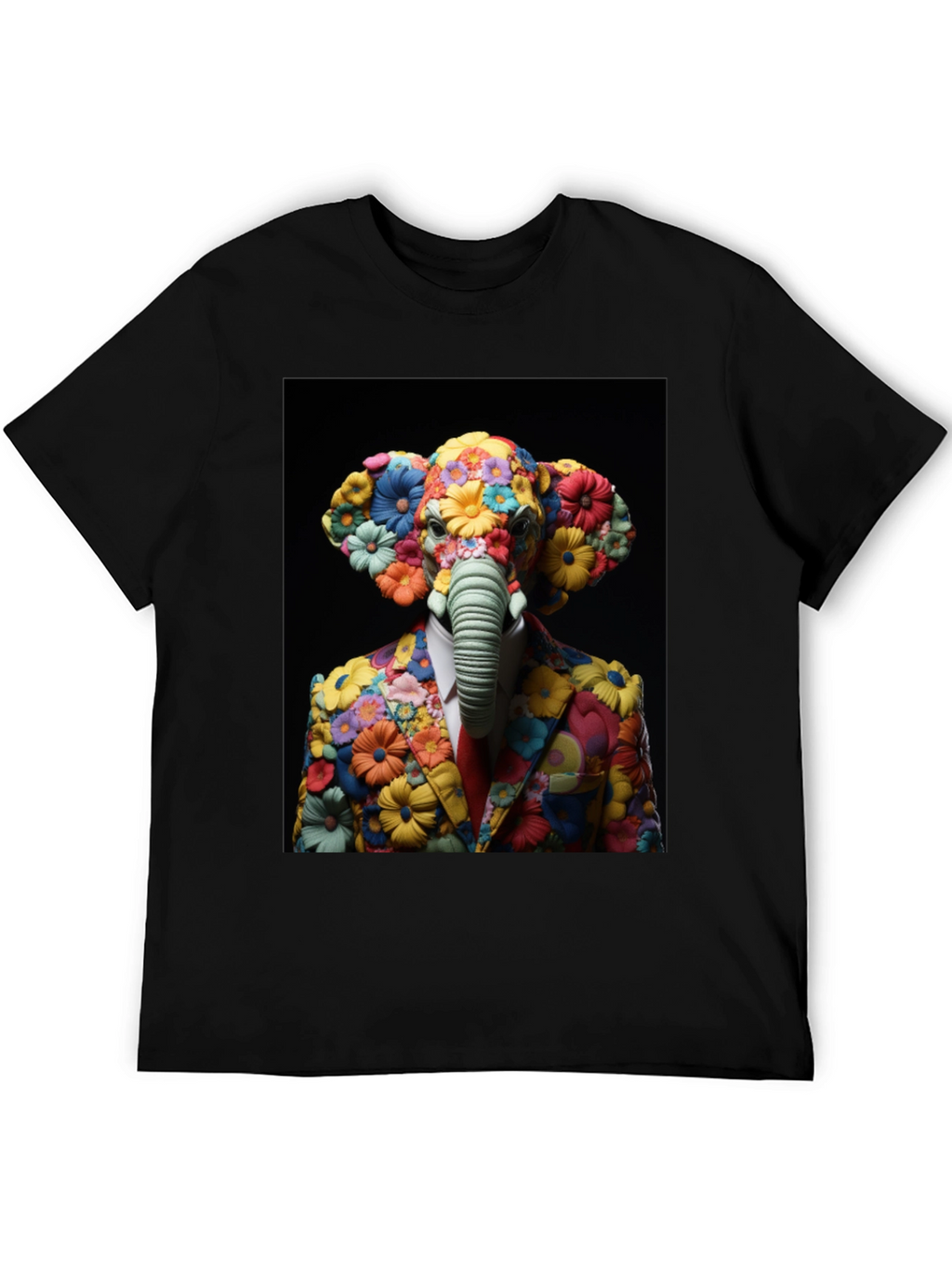 Floral Elephant Suit T-Shirt