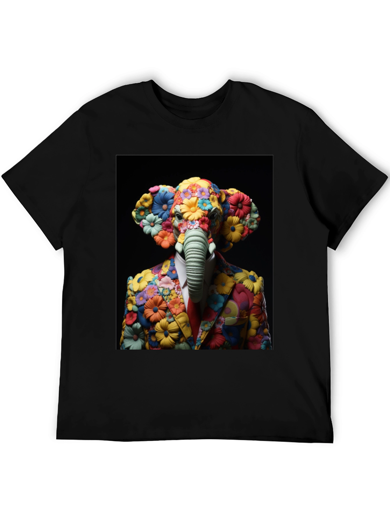 Floral Elephant Suit T-Shirt