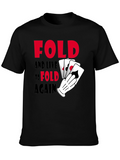 Fold Again Poker Graphic T-Shirt