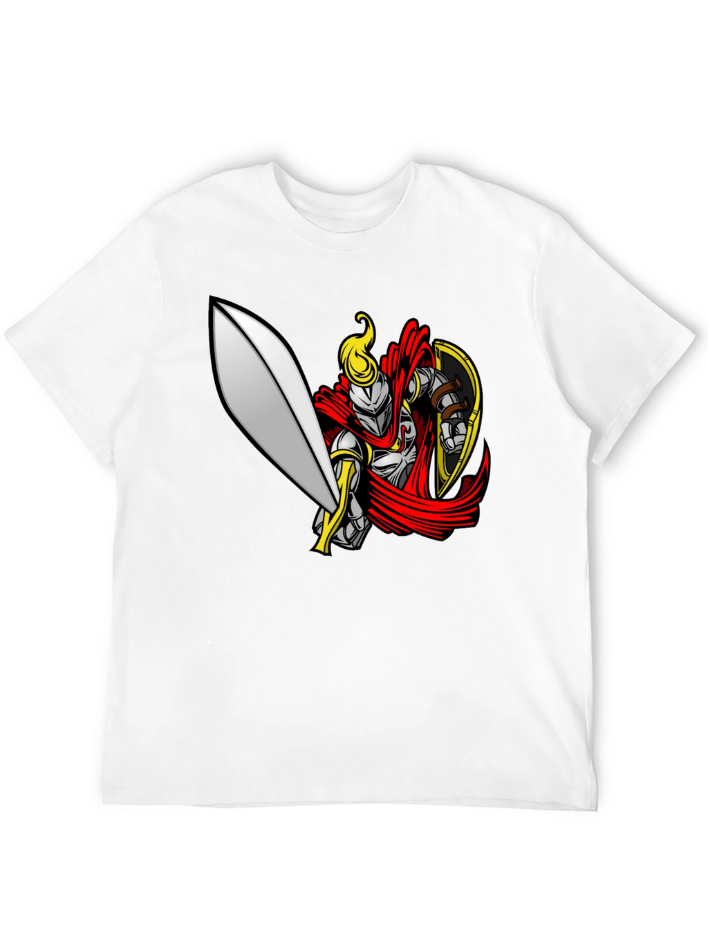 Knight Graphic Black T-Shirt