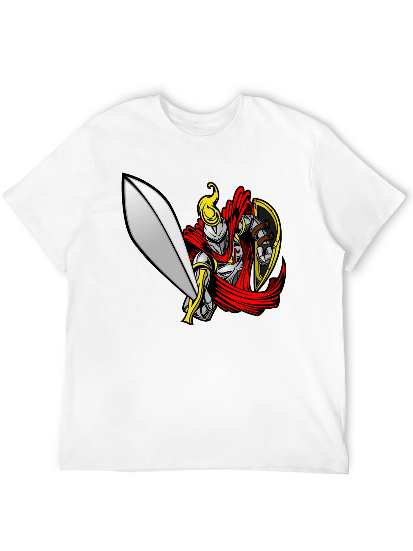 Knight Graphic Black T-Shirt
