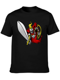 Knight Graphic Black T-Shirt