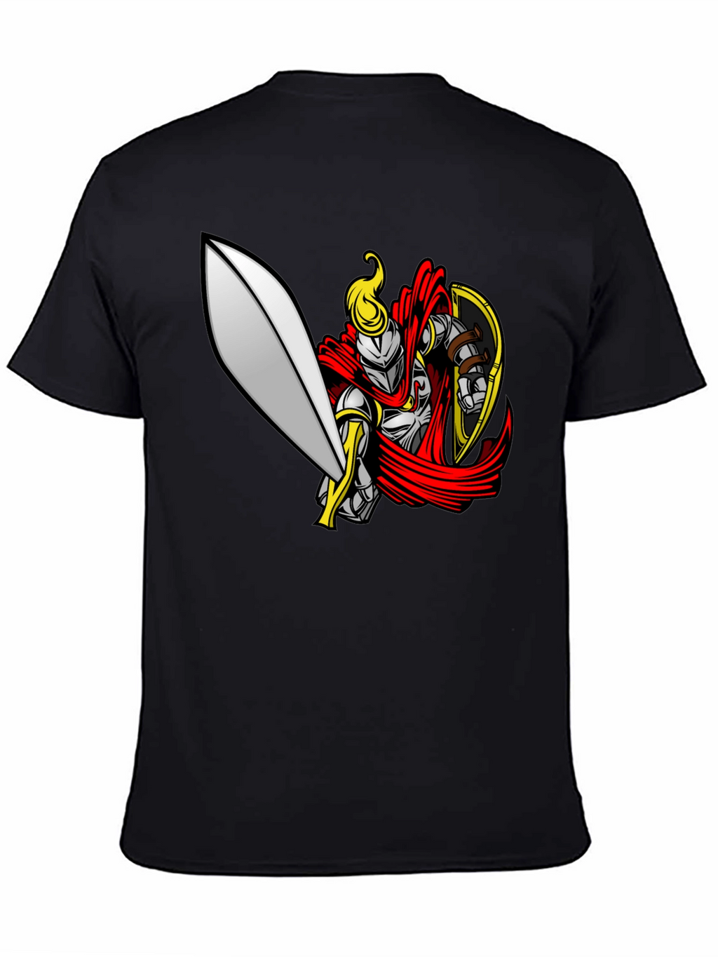 Knight Graphic Black T-Shirt