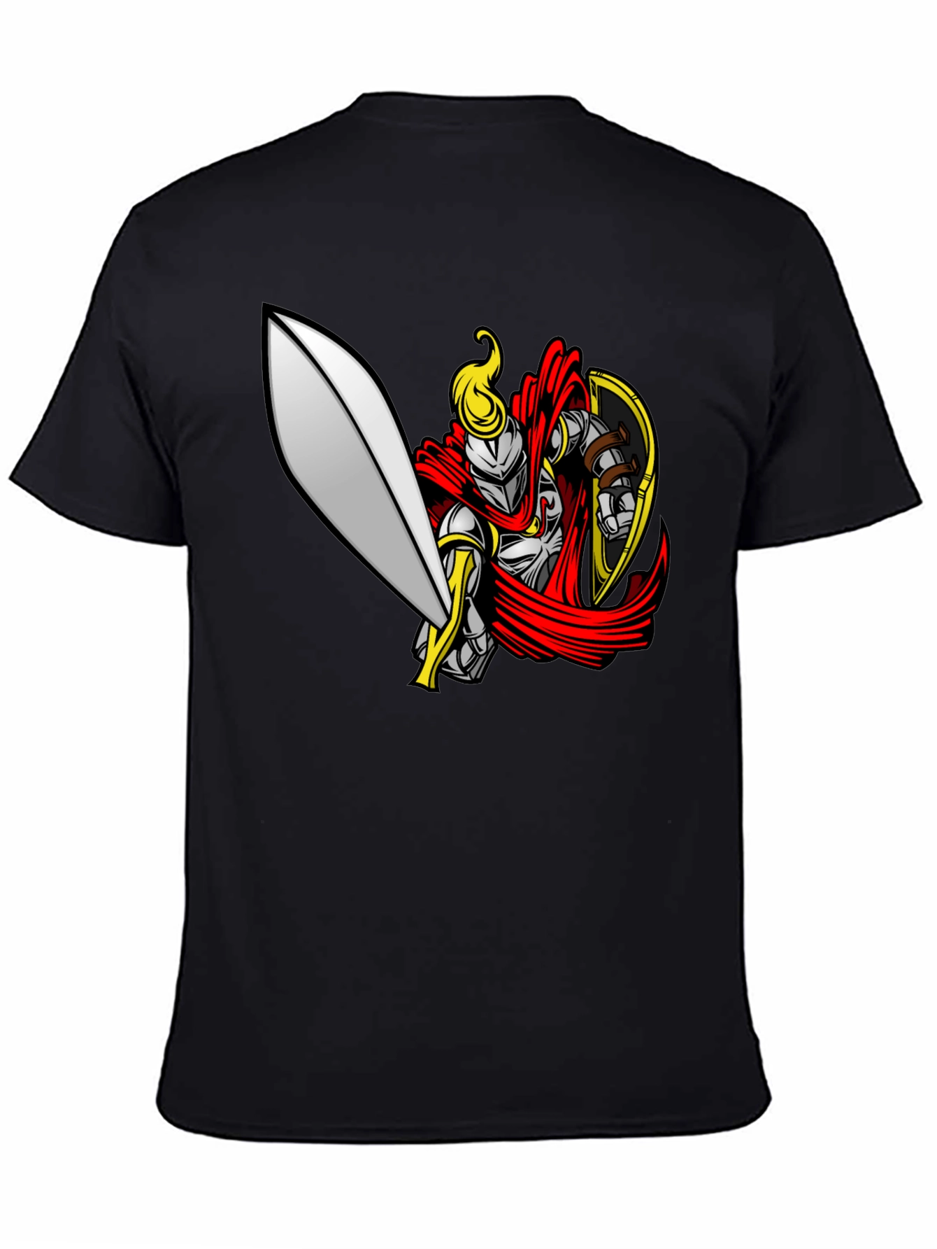 Knight Graphic Black T-Shirt