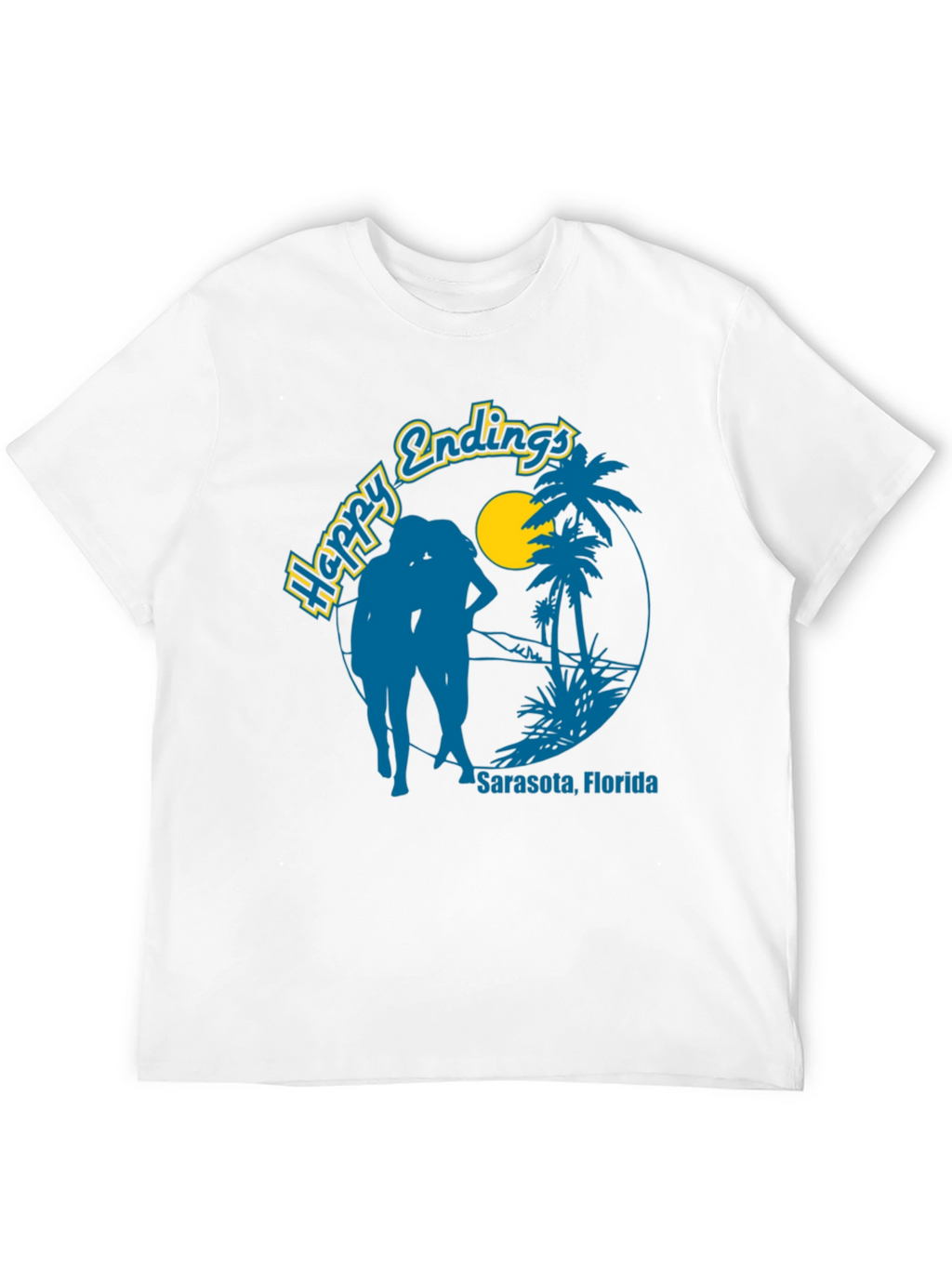 Happy Endings Sarasota Graphic T-Shirt