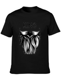 King Beard Graphic T-Shirt - Black