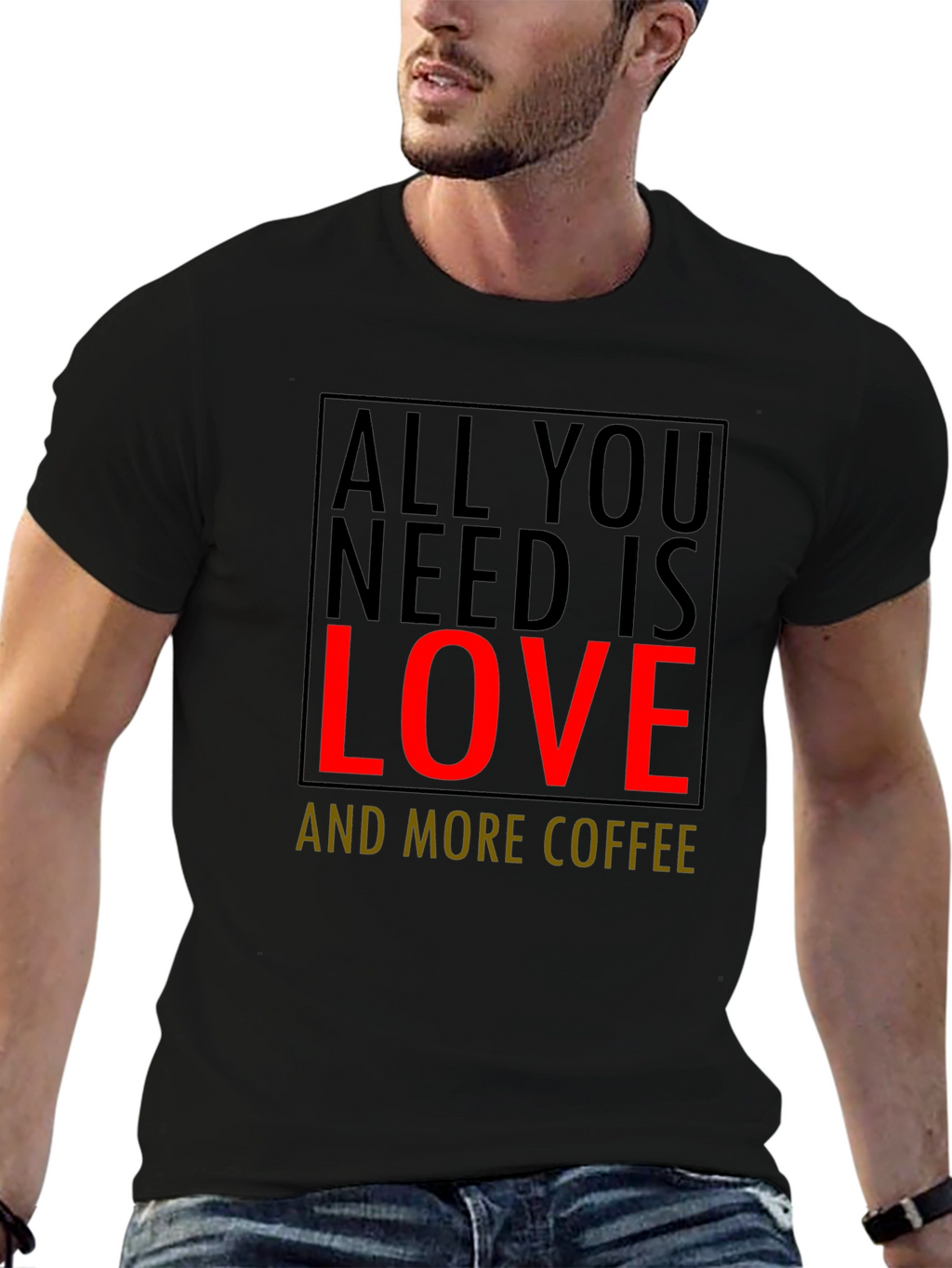 Love and Coffee Graphic Tee