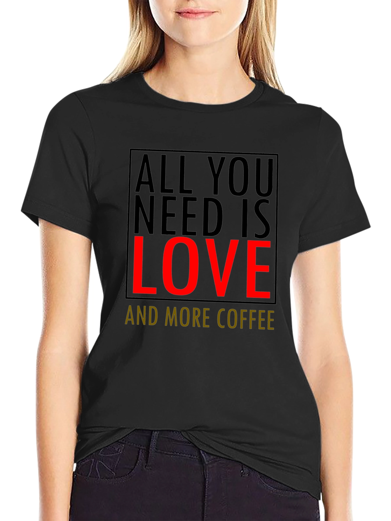 Love and Coffee Graphic Tee