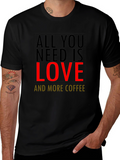 Love and Coffee Graphic Tee