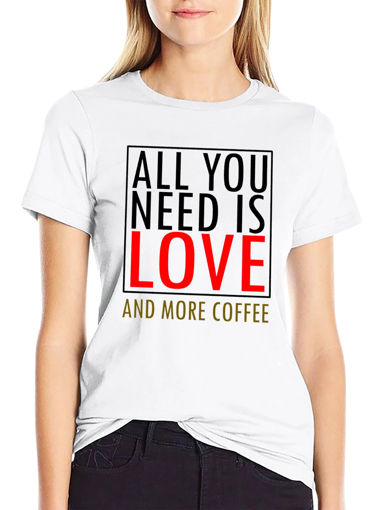 Love and Coffee Graphic Tee