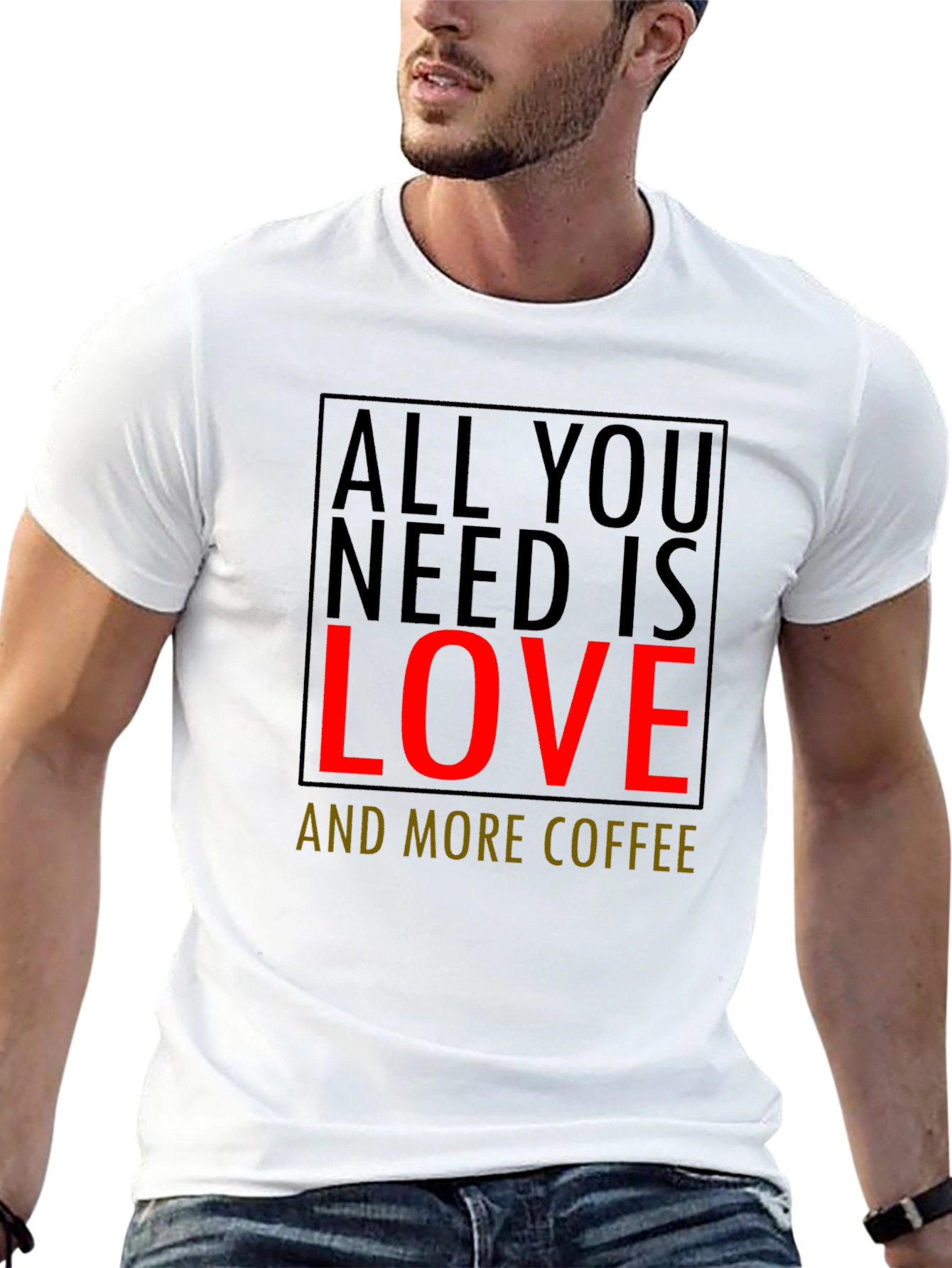 Love and Coffee Graphic Tee