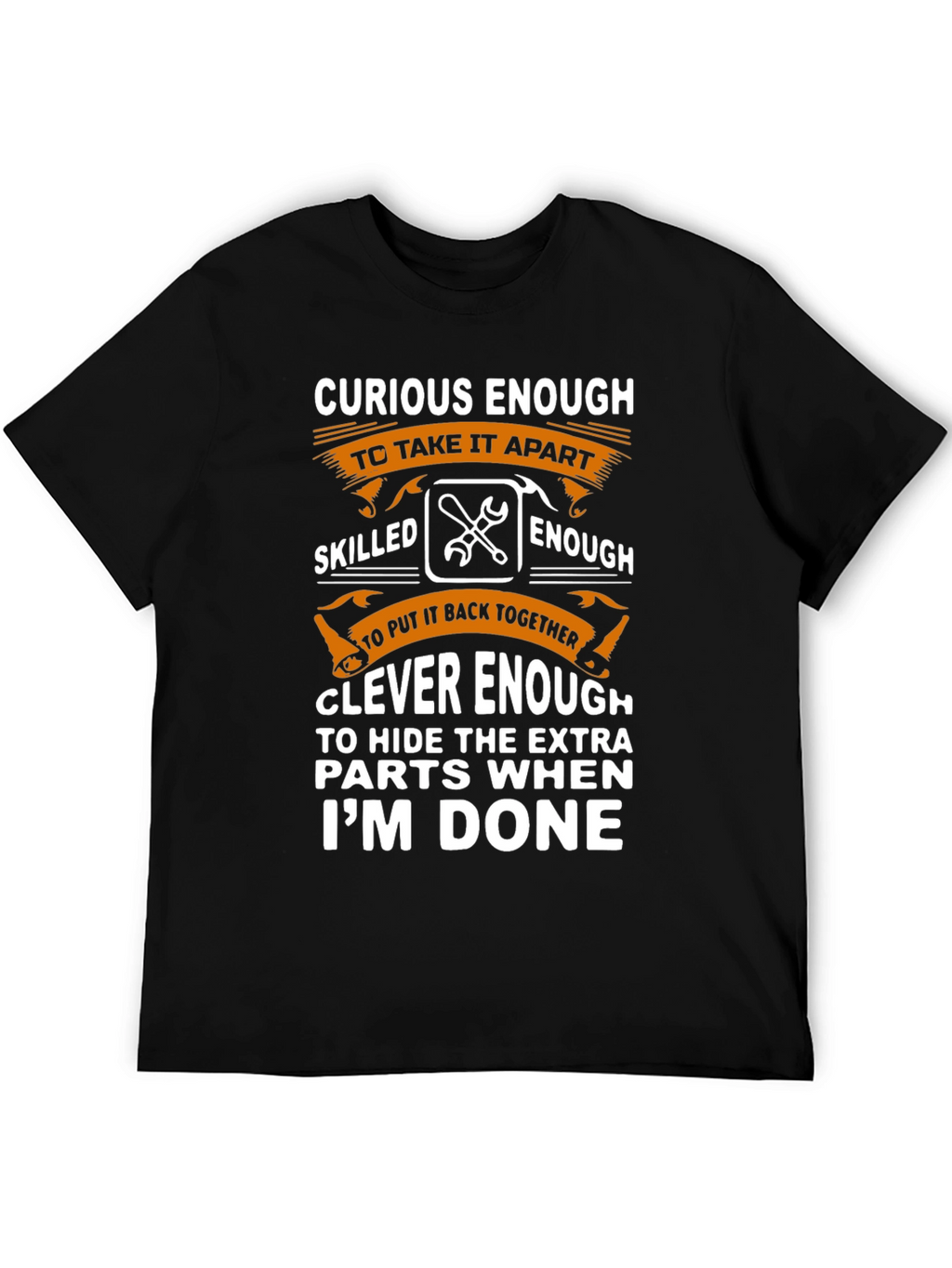 Curious Enough Funny Mechanic T-Shirt