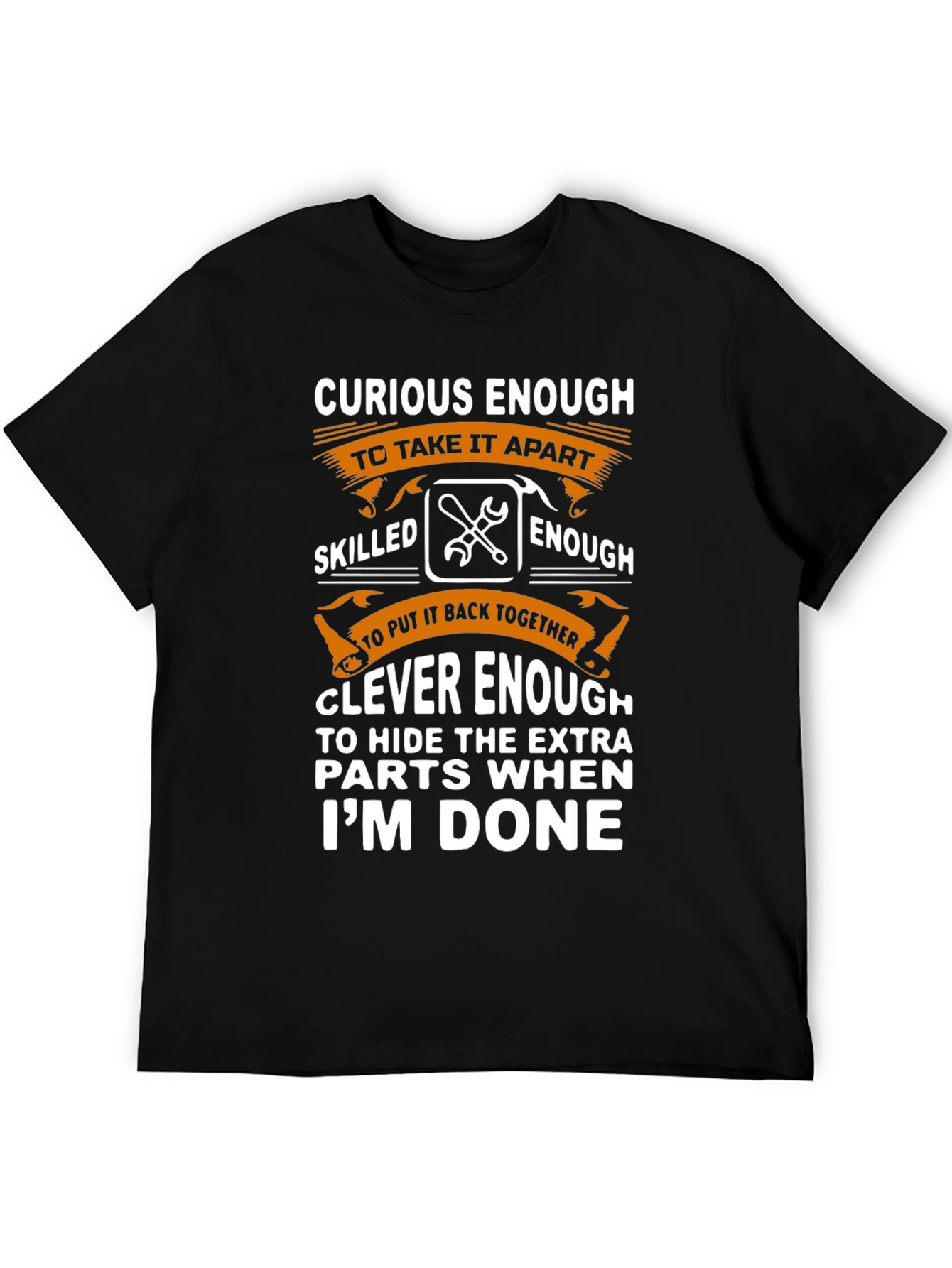 Curious Enough Funny Mechanic T-Shirt