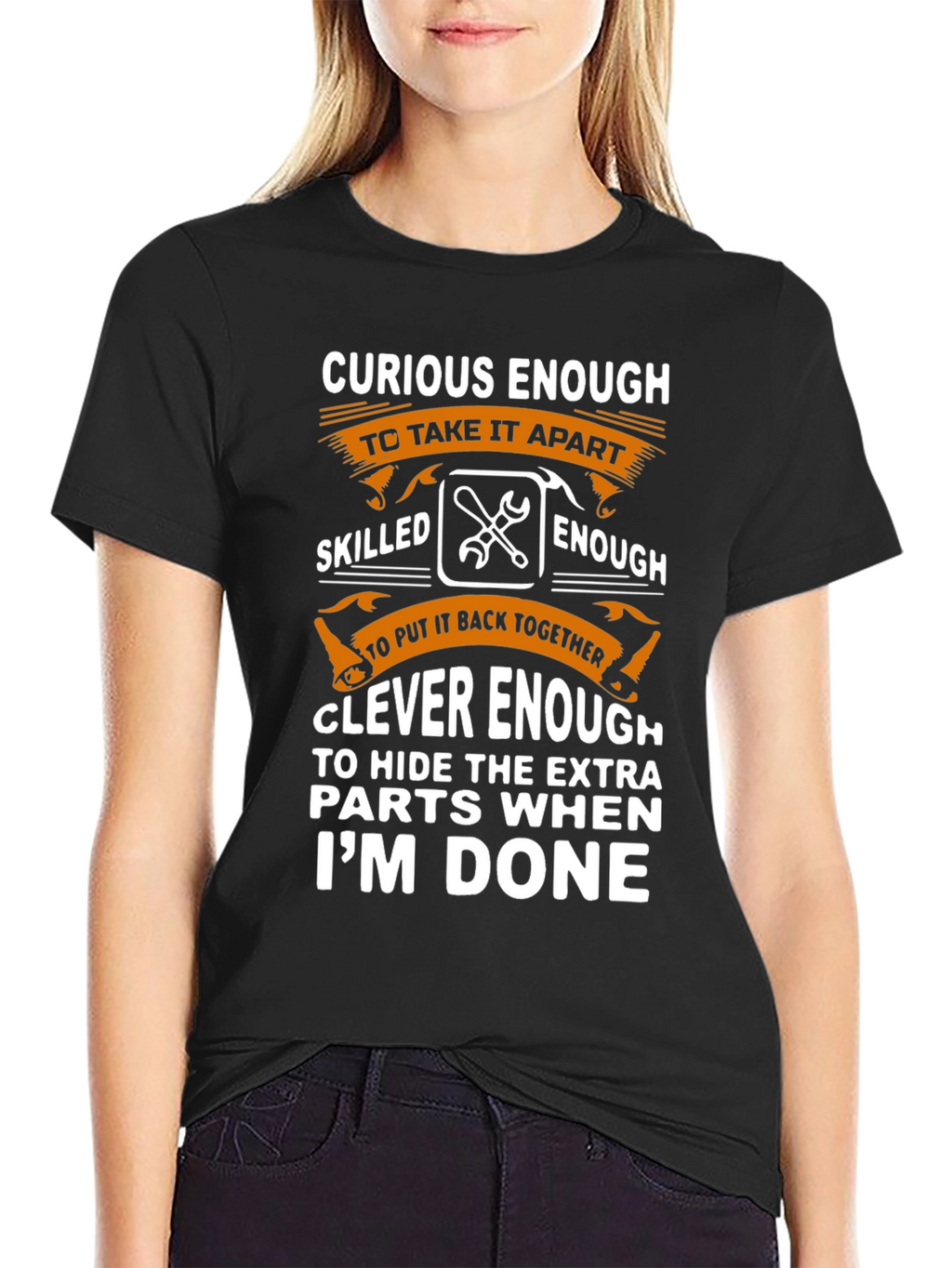 Curious Enough Funny Mechanic T-Shirt