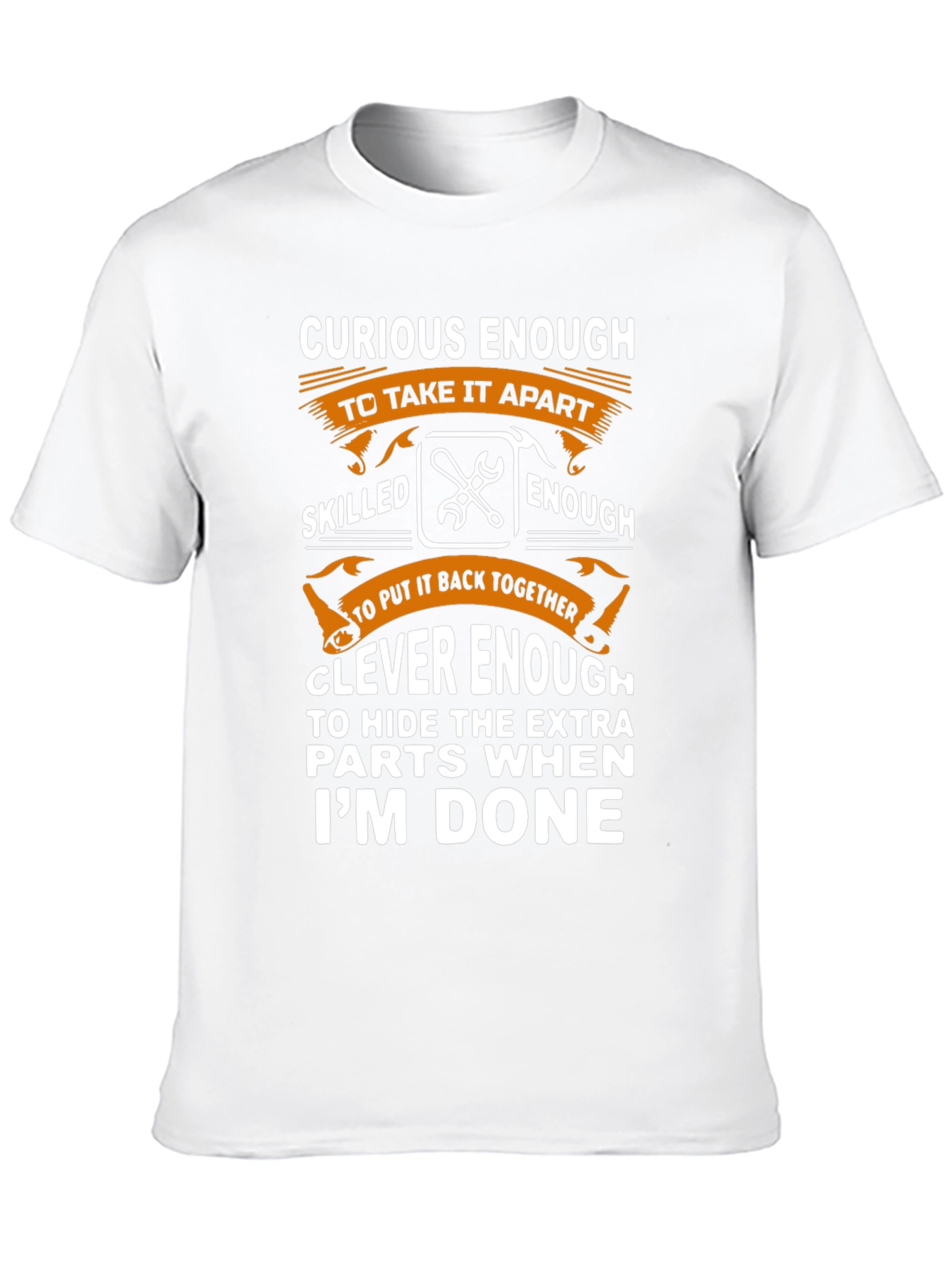 Curious Enough Funny Mechanic T-Shirt