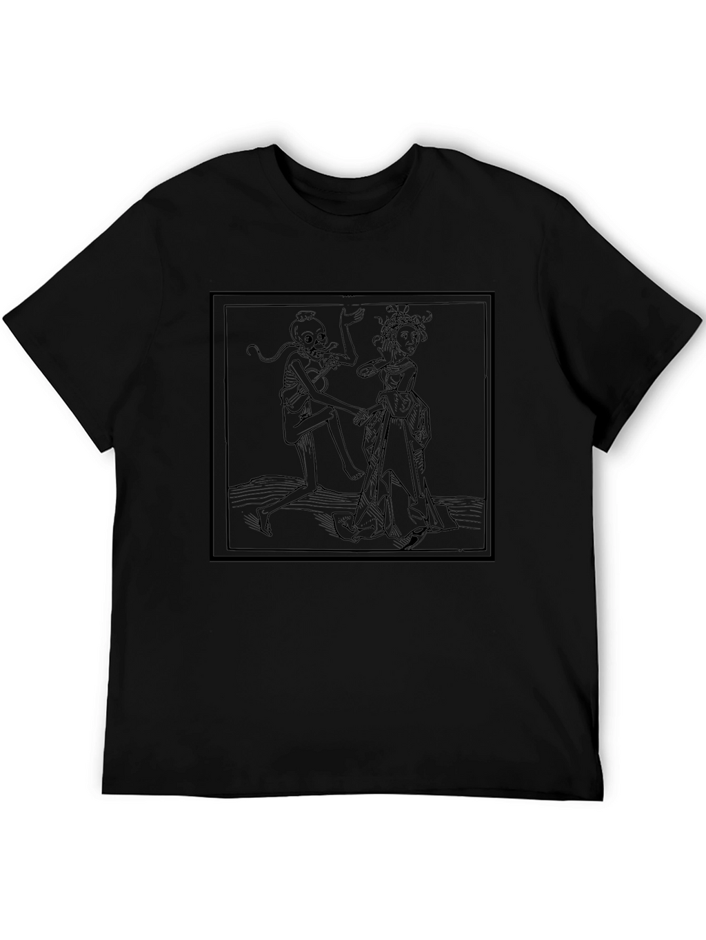 Dance Macabre Graphic Tee - Grim Reapers Dance