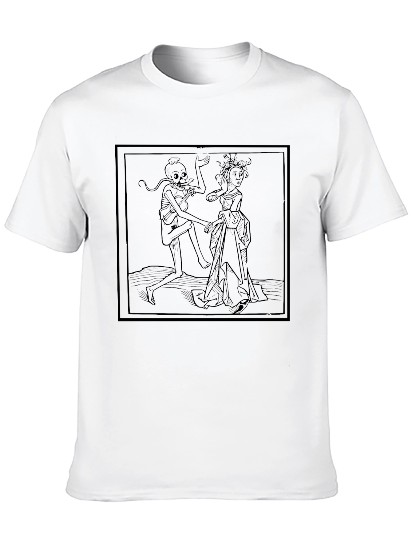 Dance Macabre Graphic Tee - Grim Reapers Dance