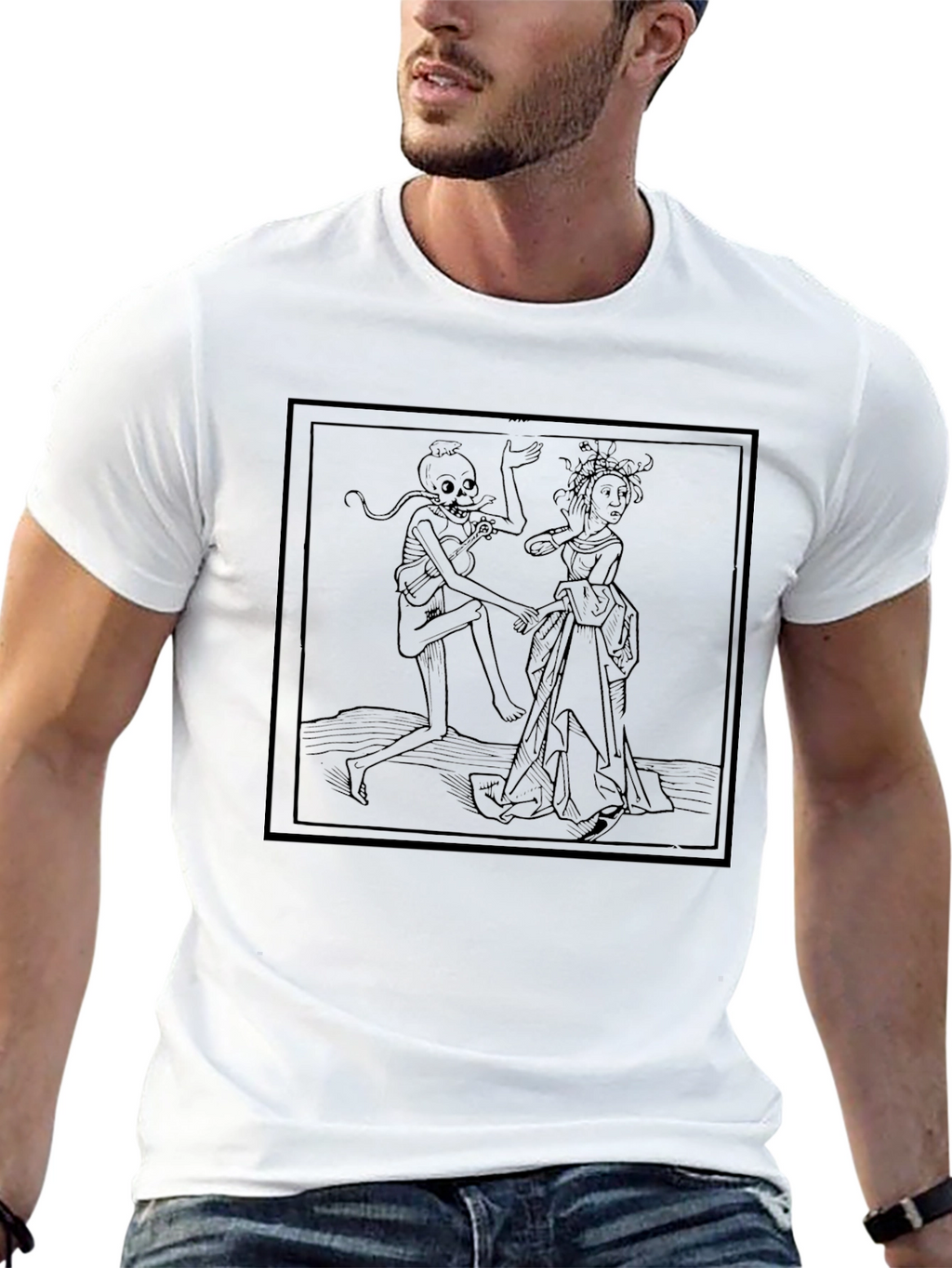Dance Macabre Graphic Tee - Grim Reapers Dance