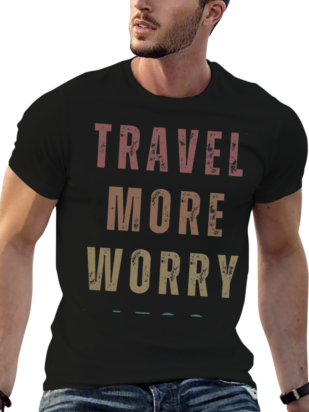Travel More Worry Less Graphic Tee